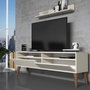 Hanah Home Mueble de TV Moderno Crema